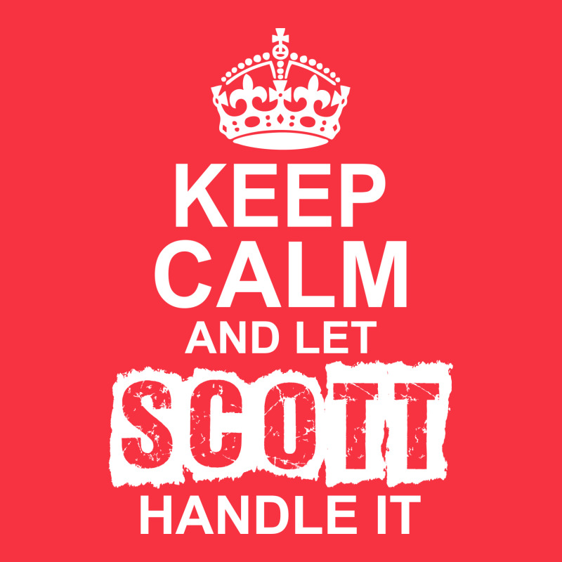 Keep Calm And Let Scott Handle It Long Sleeve Baby Bodysuit by tshiart | Artistshot