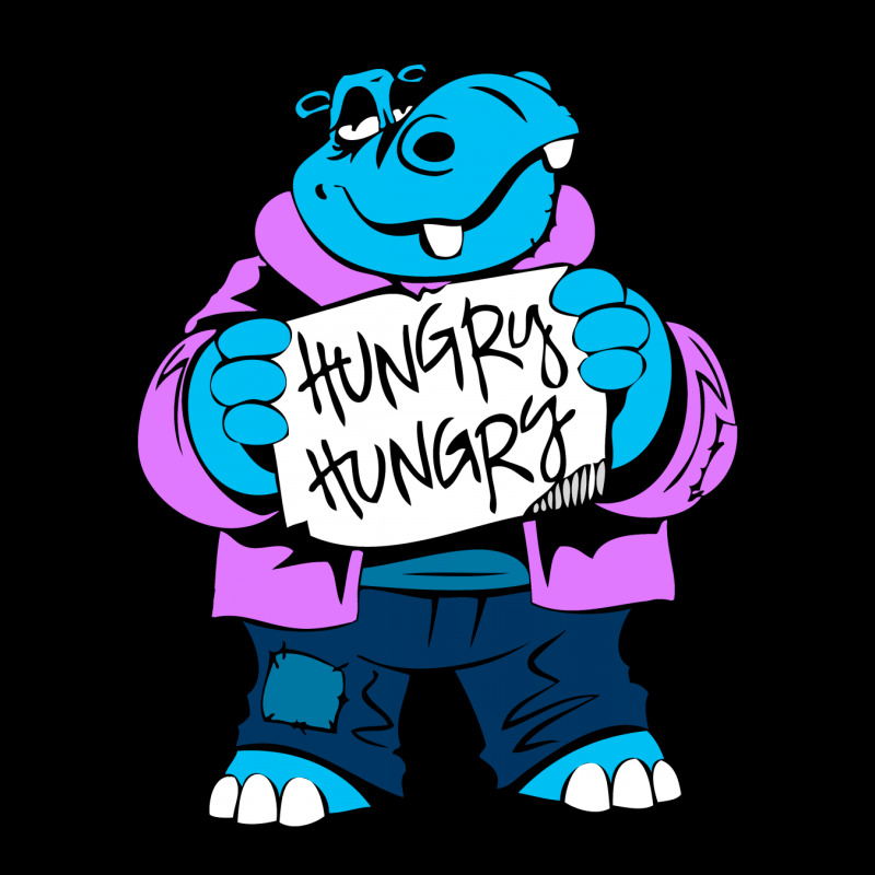 Hungry Hippo Zipper Hoodie | Artistshot