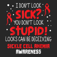 I Don't Look Sick  Sickle Cell Anemia Awareness Ribbon T Shirt Men's T-shirt Pajama Set | Artistshot