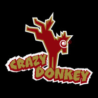 Crazy Donkey V-neck Tee | Artistshot