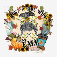 Just A Girl Who Loves Fall Autumn Season Messy Bun Vintage T Shirt Classic T-shirt | Artistshot