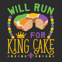 Mardi Gras Running Will Run For King Cake Funny Runner Exclusive T-shirt | Artistshot