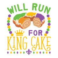 Mardi Gras Running Will Run For King Cake Funny Runner Men's T-shirt Pajama Set | Artistshot