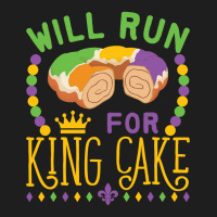 Mardi Gras Running Will Run For King Cake Funny Runner Classic T-shirt | Artistshot