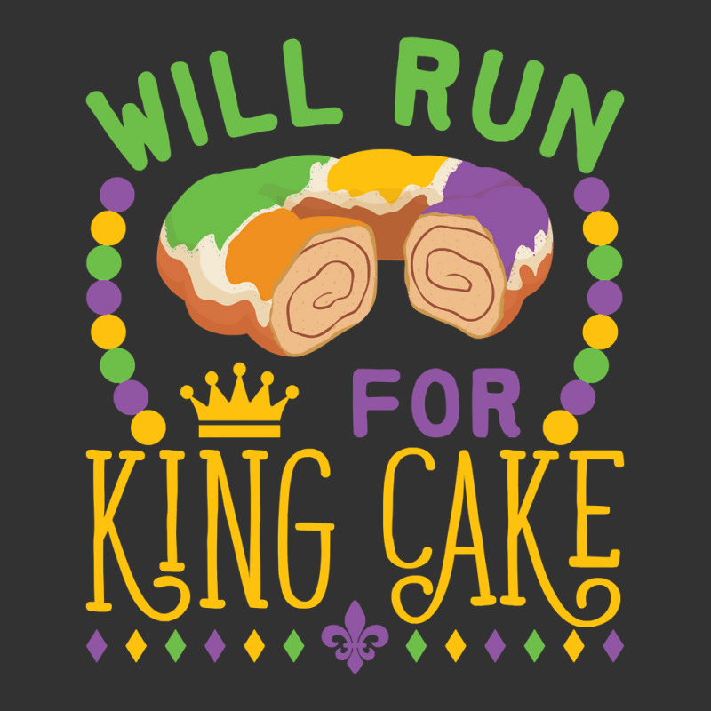 Mardi Gras Running Will Run For King Cake Funny Runner Baby Bodysuit | Artistshot