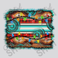 Turquoise Aztec Serape Christmas Background Women's Triblend Scoop T-shirt | Artistshot