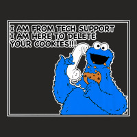 Tech Support I Am Here To Delete Your Cookies, Fun Geek Gift Premium T Ladies Fitted T-shirt | Artistshot