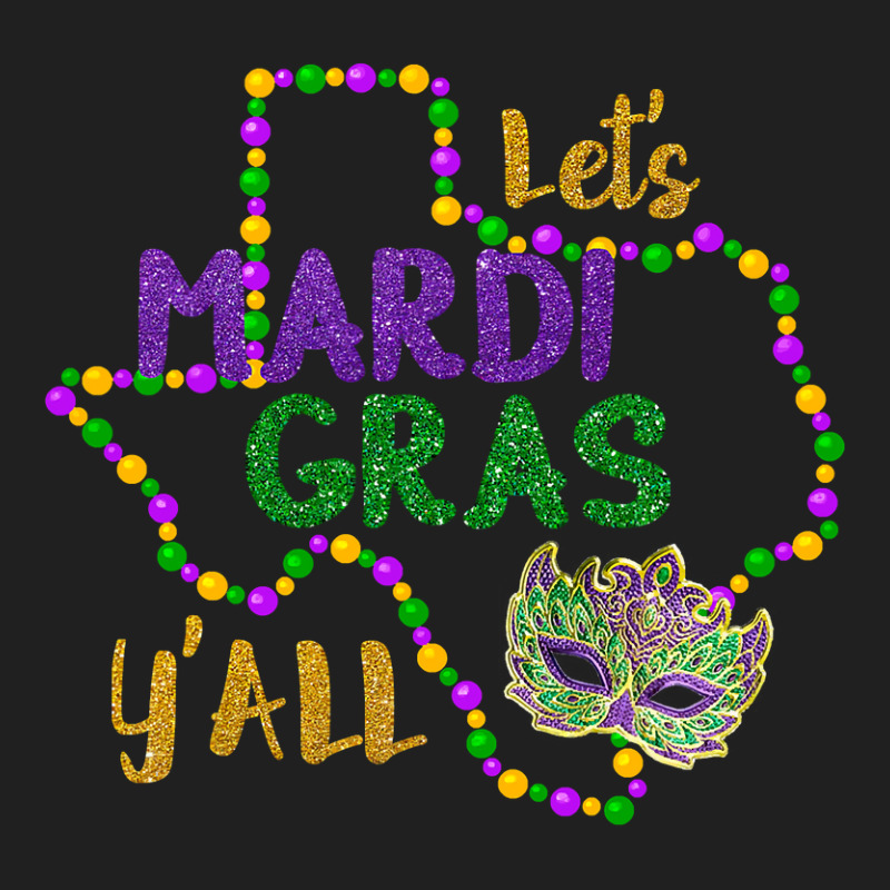 Mardi Gras Y'all Galveston Fun Cute Beads And Mask Ladies Polo Shirt by bakien89 | Artistshot