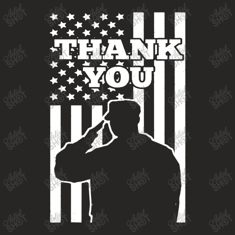 Thank You Veterans Ladies Fitted T-Shirt by Firework Tess | Artistshot