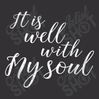 It Is Well With My Soul Shirt Cool Cute Bold Christian Tee Mens Womens Vintage Short | Artistshot