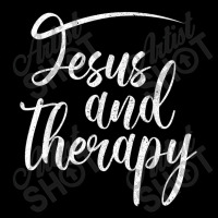 Jesus And Therapy Religious Christian Humor Art Cropped Hoodie | Artistshot