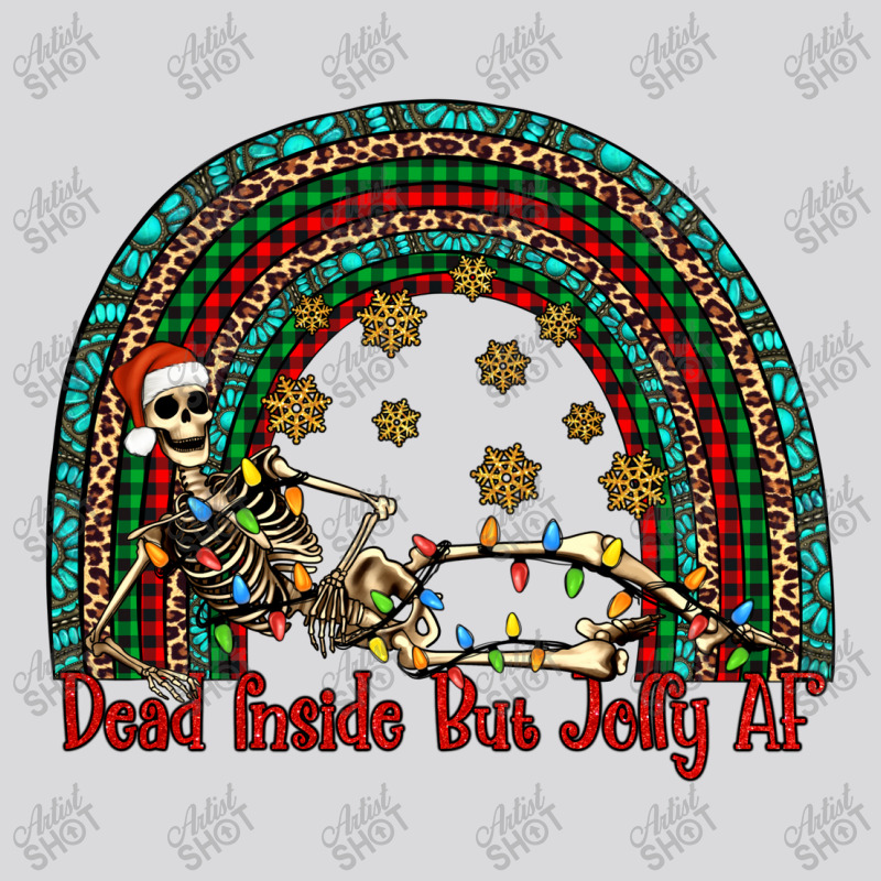 Dead Inside But Jolly Af Rainbow Women's Triblend Scoop T-shirt | Artistshot