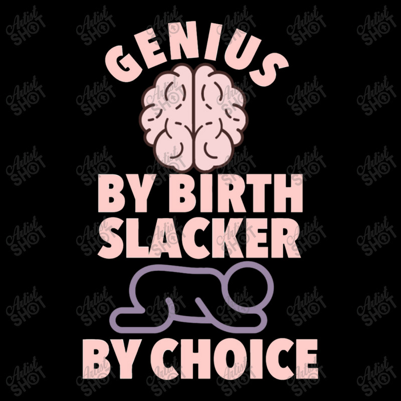 Genius By Birth Slacker By Choice Adjustable Cap by nataaalkaart | Artistshot