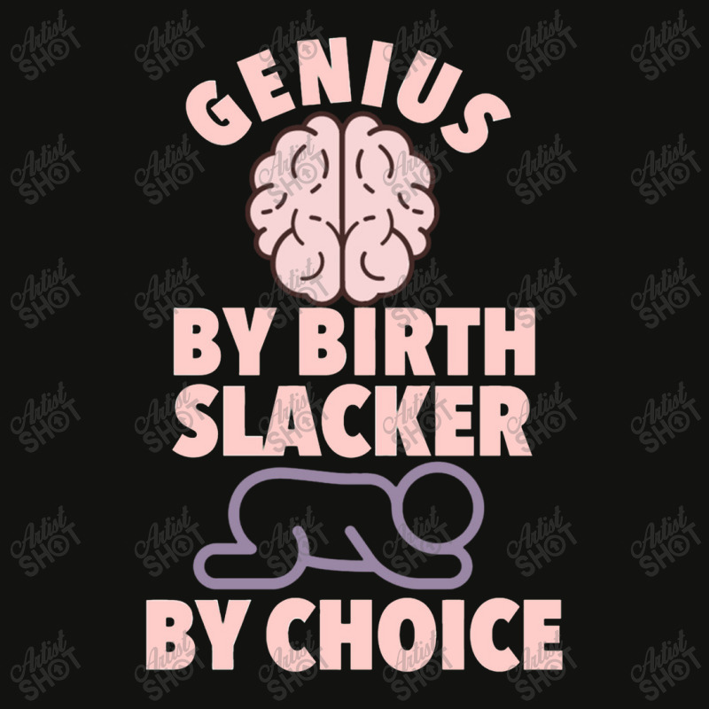 Genius By Birth Slacker By Choice Scorecard Crop Tee by nataaalkaart | Artistshot