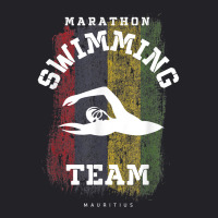 Womens Marathon Swimming Mauritius Water Sports Swimmer T Shirt Youth Tee | Artistshot