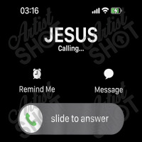 Jesus Is Calling Mobile Jesus God Religious Birthday Gifts Adjustable Cap | Artistshot