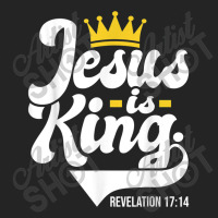 Jesus Is King Revelation 1714 - Christian Religious Bible Characters V 3/4 Sleeve Shirt | Artistshot