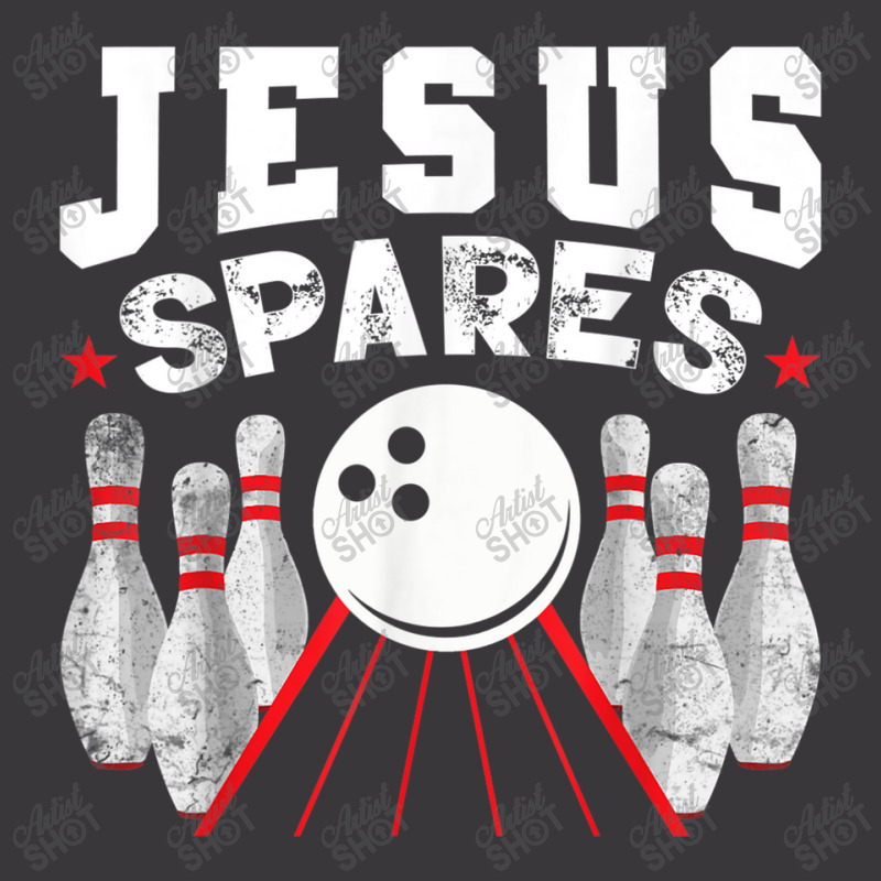 Jesus Spares Funny Christian Bowling Music Vintage Ladies Curvy T-Shirt by Aria-Proctor | Artistshot