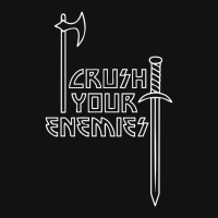 Crushs Your Enemies Merch Scorecard Crop Tee | Artistshot