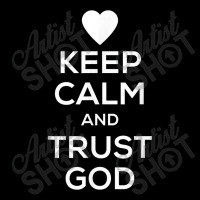 Keep Calm And Trust God For Christian Gifts Idea Adjustable Cap | Artistshot