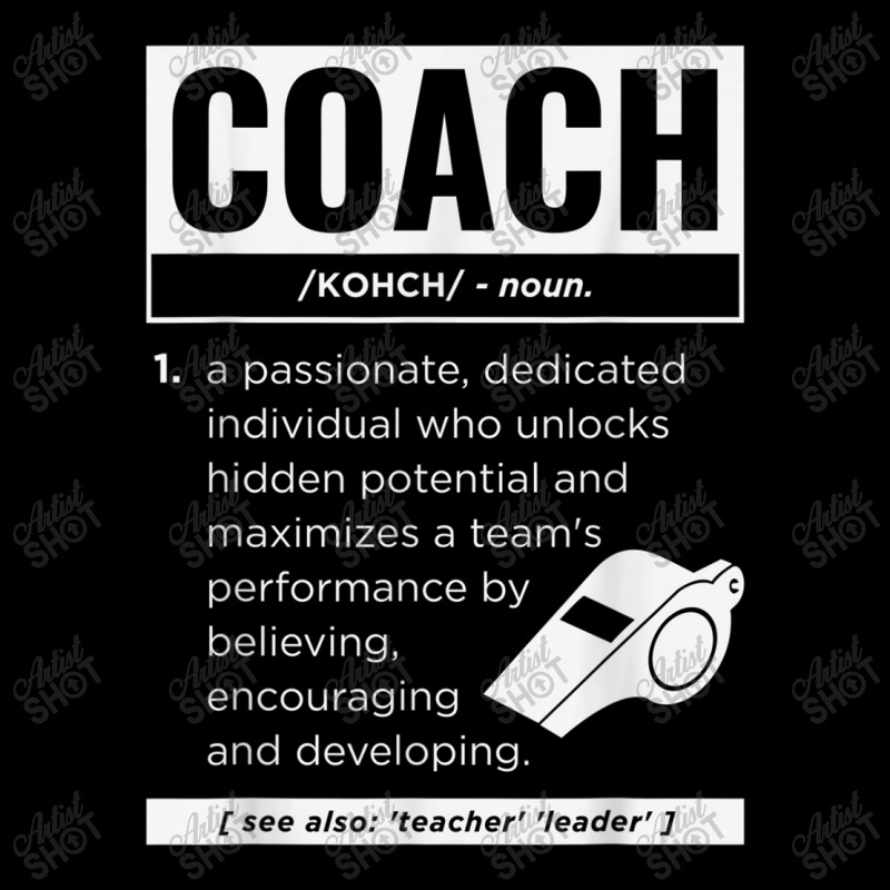 Coach Definition Sport Games Trainer Coaching Funny Gift T Shirt V-neck Tee | Artistshot