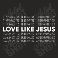 Love Like Jesus Cute Graphic Men Women Kids Christian Video Games Char Ladies Fitted T-shirt | Artistshot