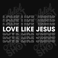 Love Like Jesus Cute Graphic Men Women Kids Christian Video Games Char Crop Top | Artistshot