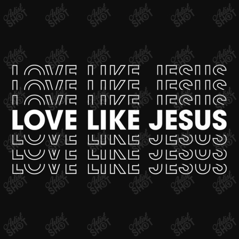 Love Like Jesus Cute Graphic Men Women Kids Christian Video Games Char Crop Top by Aria-Proctor | Artistshot