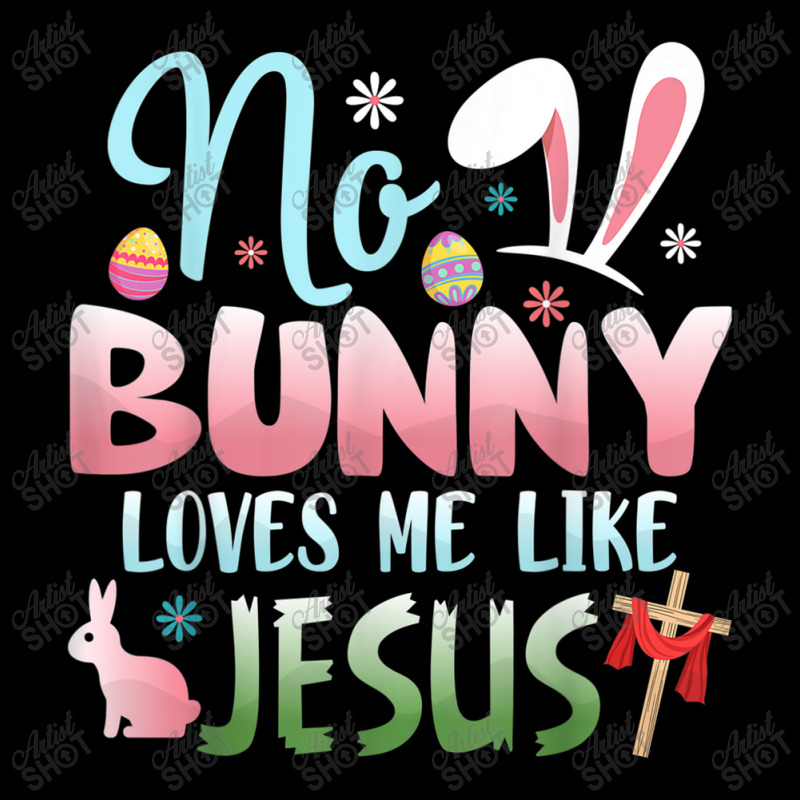 No Bunny Loves Me Like Jesus Easter Christian Religious Retro Vintage Pocket T-Shirt by Aria-Proctor | Artistshot