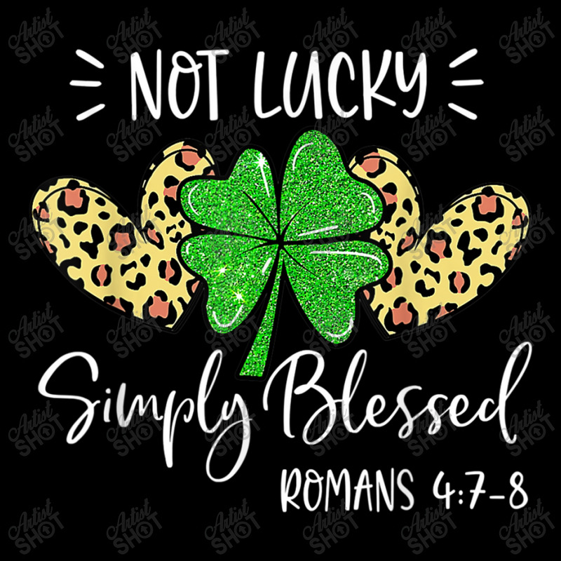 Not Lucky Simple Blessed St.patricks Day Faith Christian Gifts Women Men's Long Sleeve Pajama Set by Aria-Proctor | Artistshot