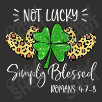 Not Lucky Simple Blessed St.patricks Day Faith Christian Gifts Women Champion Hoodie | Artistshot