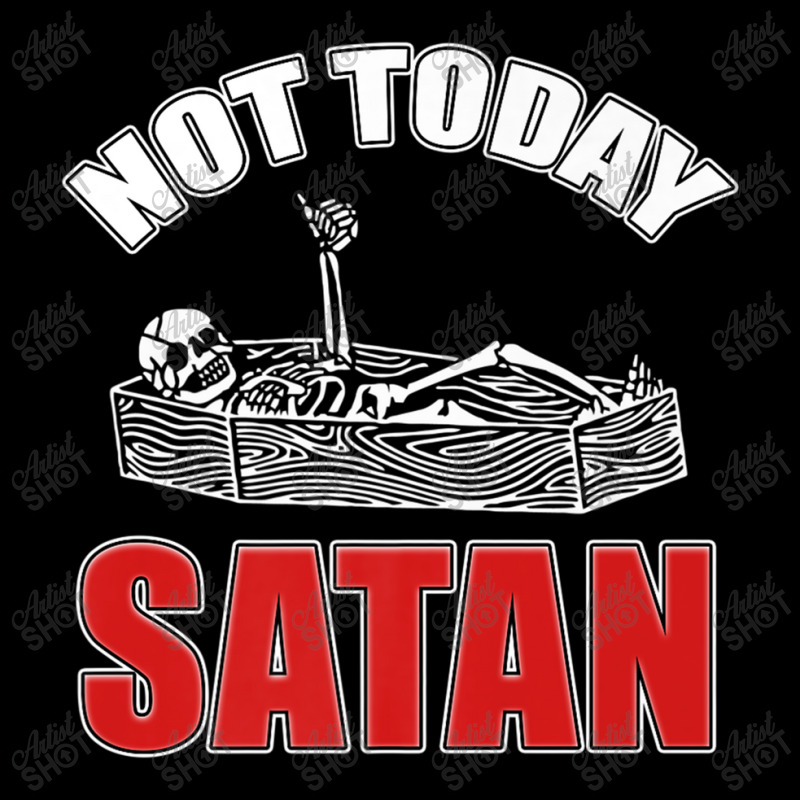 Not Today Satan Christian Jesus Believer Follower Skeleton Funny Gifts Men's 3/4 Sleeve Pajama Set by Aria-Proctor | Artistshot