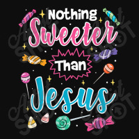 Nothing Sweeter Than Jesus Christian Faith Candy Lover Gifts Crop Top | Artistshot