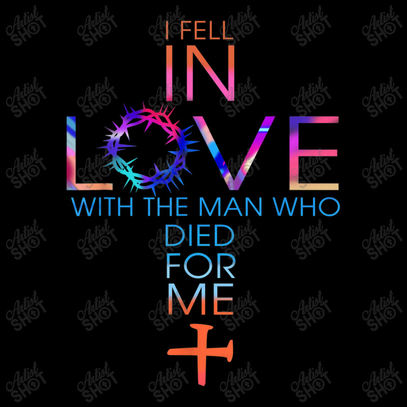 I Fell In Love With The Man Who Died For Me V-Neck Tee by TyDesign | Artistshot