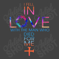 I Fell In Love With The Man Who Died For Me Vintage T-shirt | Artistshot