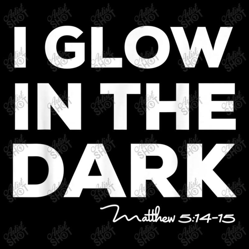 I Glow In The Dark Matthew 51415 Christian Light Tee Adjustable Cap by TyDesign | Artistshot