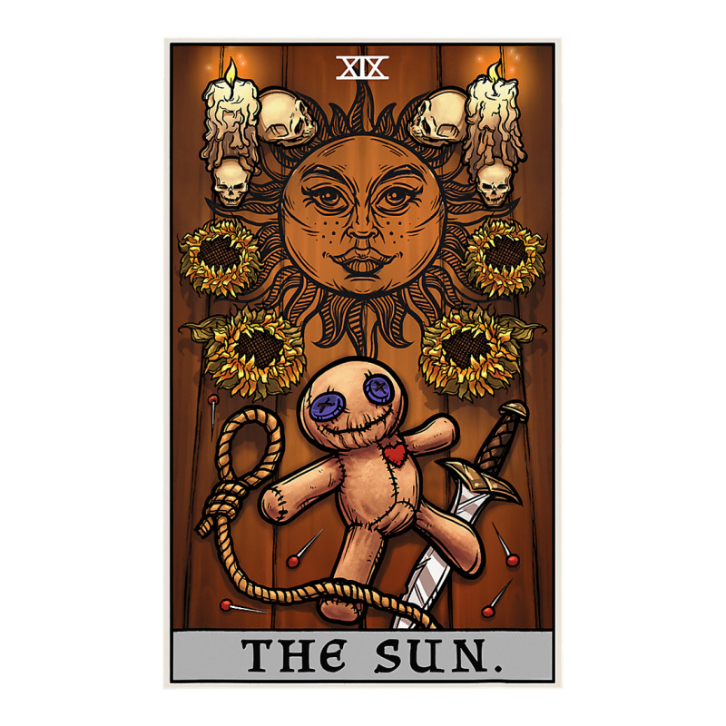 The Sun Tarot Card Halloween Voodoo Doll Pagan Witch Altar T Shirt Women's Pajamas Set by ChristineWeber89 | Artistshot