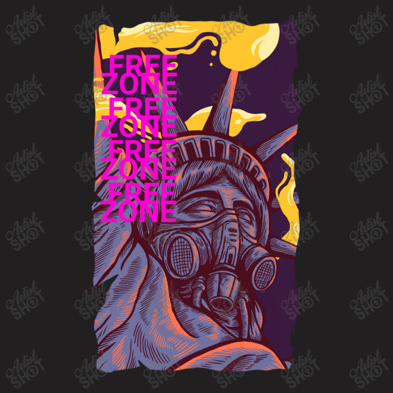 Free Zone Liberty T-Shirt by Us-creat | Artistshot