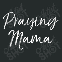 Praying Mama Shirt Prayer Cute Christian Mom Shirt For Women Character Women's Triblend Scoop T-shirt | Artistshot