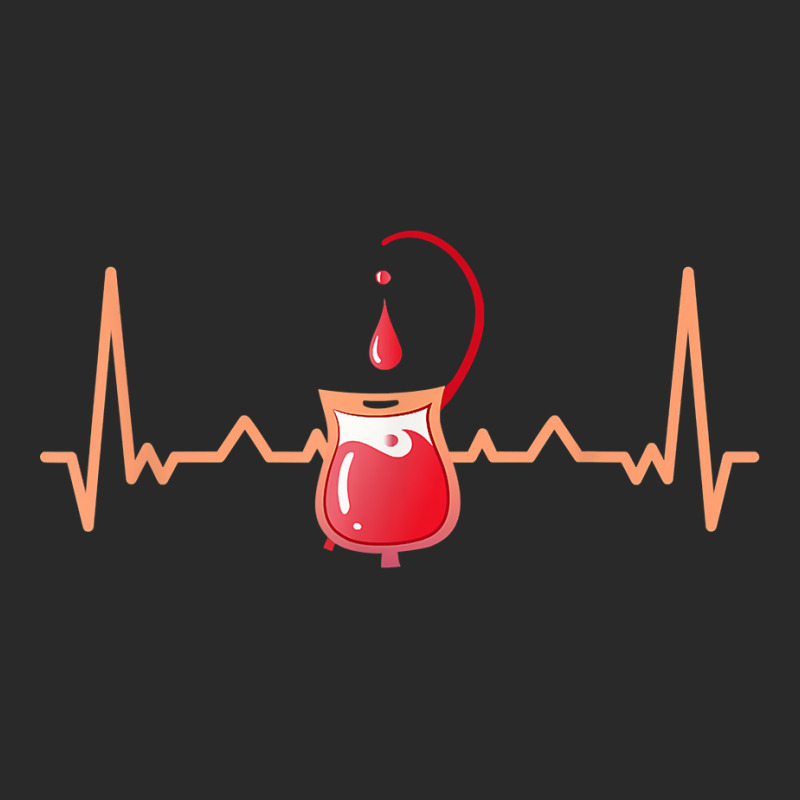 Inspiring Blood Donation Heartbeat For Blood Donors T Shirt Printed hat by ruffelbzk | Artistshot