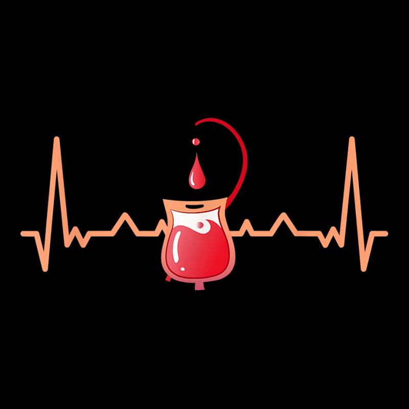 Inspiring Blood Donation Heartbeat For Blood Donors T Shirt Kids Cap by ruffelbzk | Artistshot