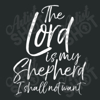 Psalm 23 Bible Gift The Lord Is My Shepherd I Shall Not Want Music Vin Women's Triblend Scoop T-shirt | Artistshot