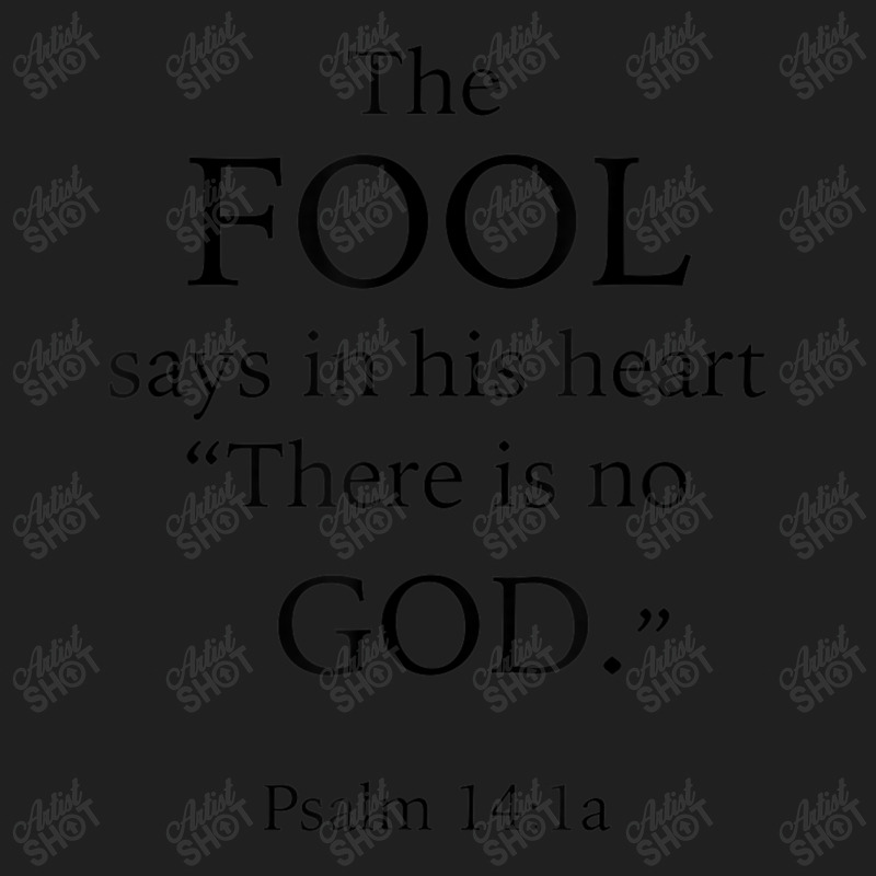 Psalm 141 The Fool Says In His Heart Bible Verse Lover Gifts Ladies Polo Shirt by Aria-Proctor | Artistshot