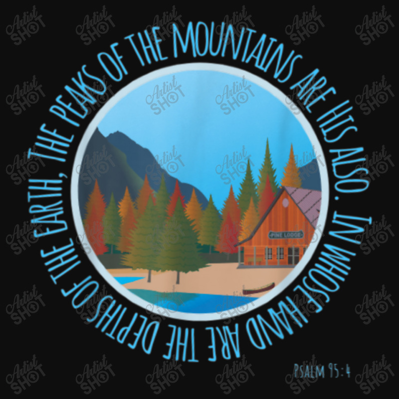 Psalm 954 Mountains Earth Are His Christian Bible Verse Characters Car Crop Top by Aria-Proctor | Artistshot