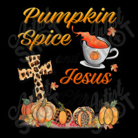 Pumpkin Spice And Jesus Christ Leopard Cross Pumpkin Autumn Video Game Women's V-neck T-shirt | Artistshot