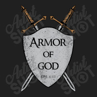 Put On The Armor Of God Shield And Swords Christian Warrior Graphic Ladies Polo Shirt | Artistshot