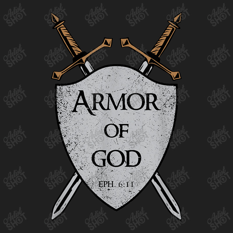 Put On The Armor Of God Shield And Swords Christian Warrior Graphic Ladies Polo Shirt by Aria-Proctor | Artistshot