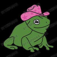 Frog With A Pink Cowboy Hat Sticker Pocket T-shirt | Artistshot