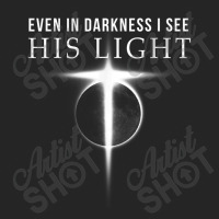 In Darkness I See His Light Jesus Christian S Gift Men Unisex Hoodie | Artistshot