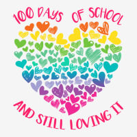 Cute 100 Days Of School And Still Loving It Hearts 100th Day Long Slee Travel Mug | Artistshot